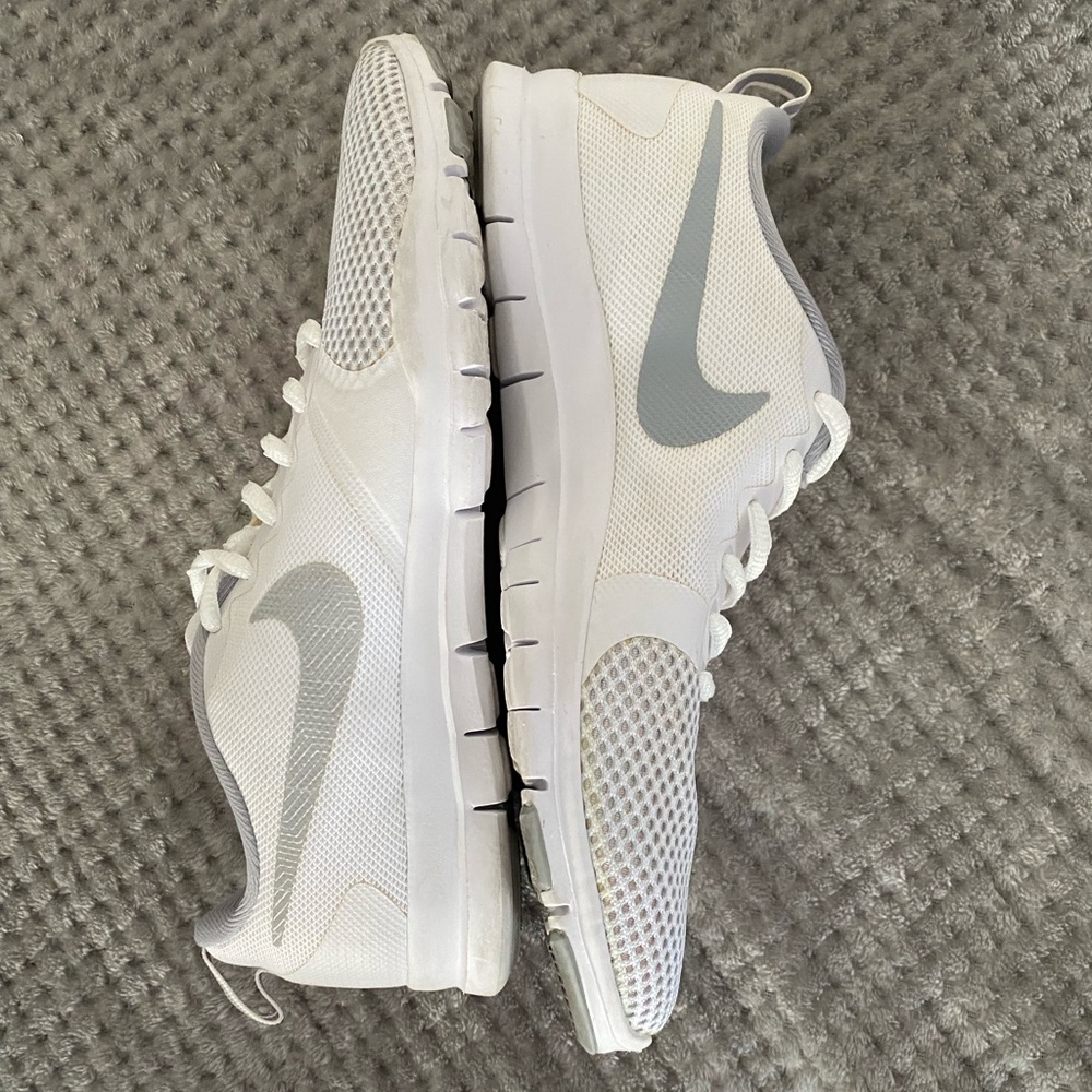 White Nike sneakers